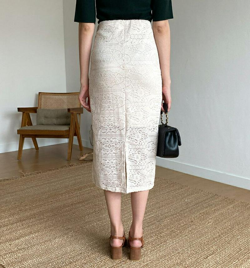 【新作10%OFF】レースHラインスカート・全5色・t60715 レディース【sk】【韓国 ファッション ボトムス スカート ロ