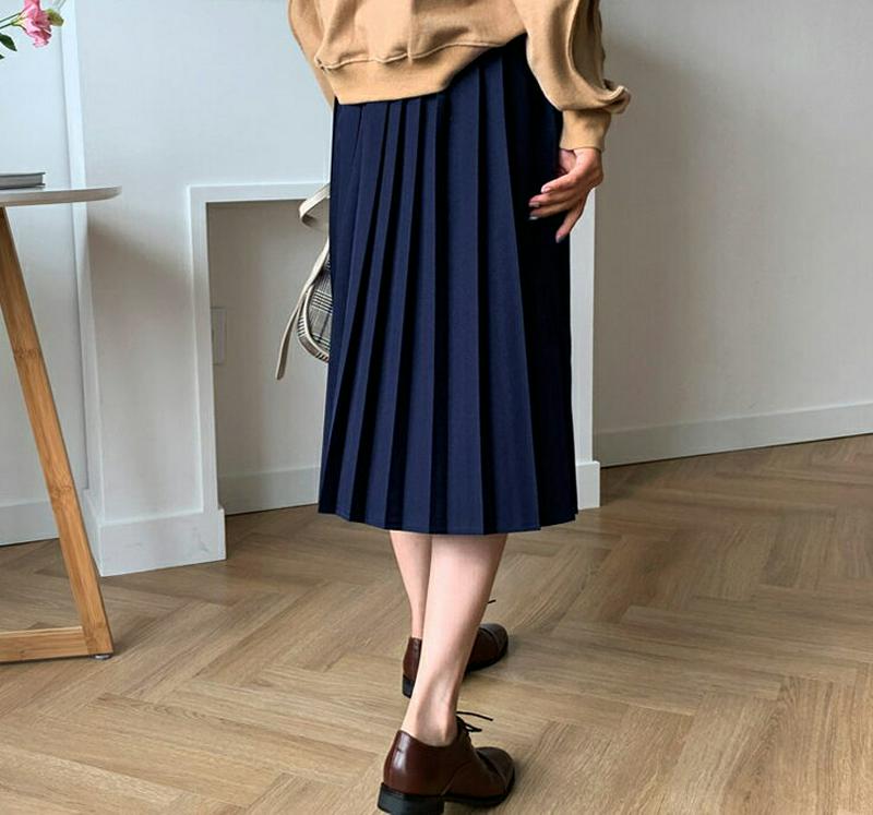 【新作10%OFF】プリーツスカート・全3色・t60716 レディース【sk】【韓国 ファッション ボトムス スカート ミディ丈
