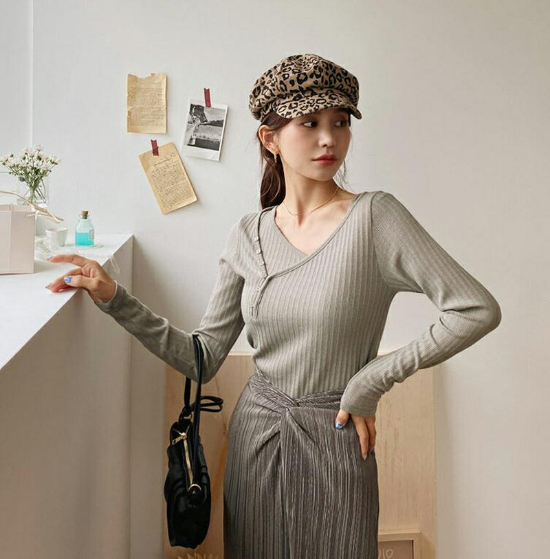 【新作10%OFF】アシメスリーブレス&TシャツSET・全3色・t60704 レディース【tops】【韓国 ファッション トップ