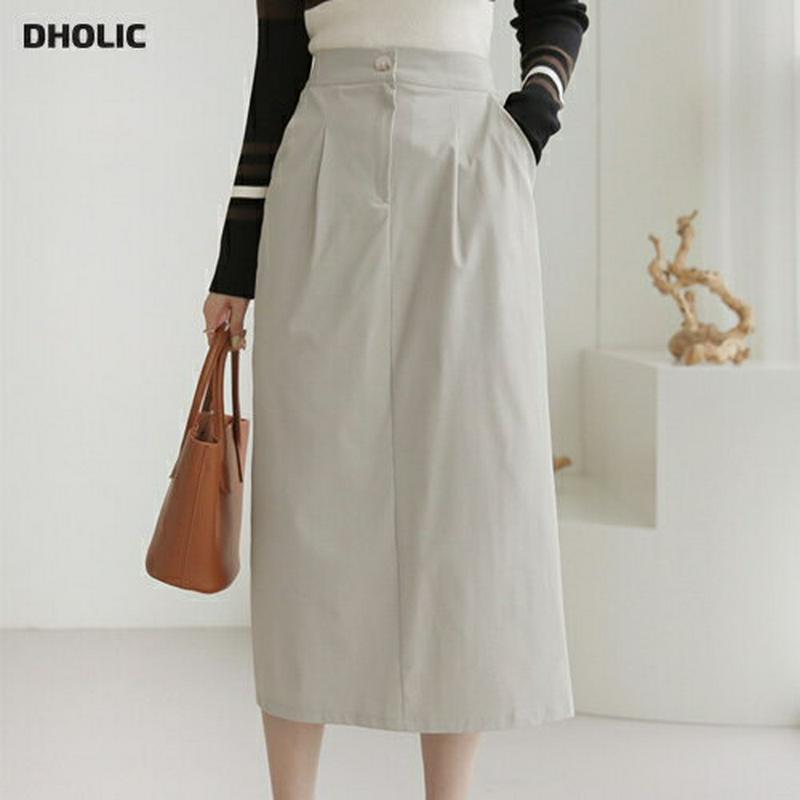 【新作10%OFF】スリットHラインスカート・全3色・b64102 レディース【sk】【スカート ロング ロングスカート Hライ