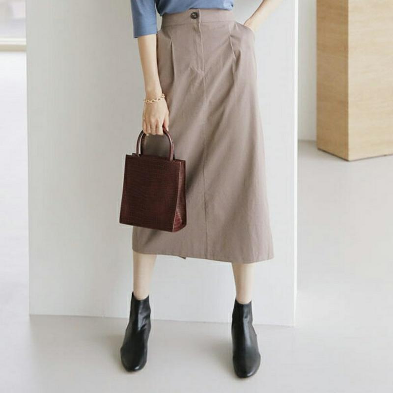 【新作10%OFF】スリットHラインスカート・全3色・b64102 レディース【sk】【スカート ロング ロングスカート Hライ