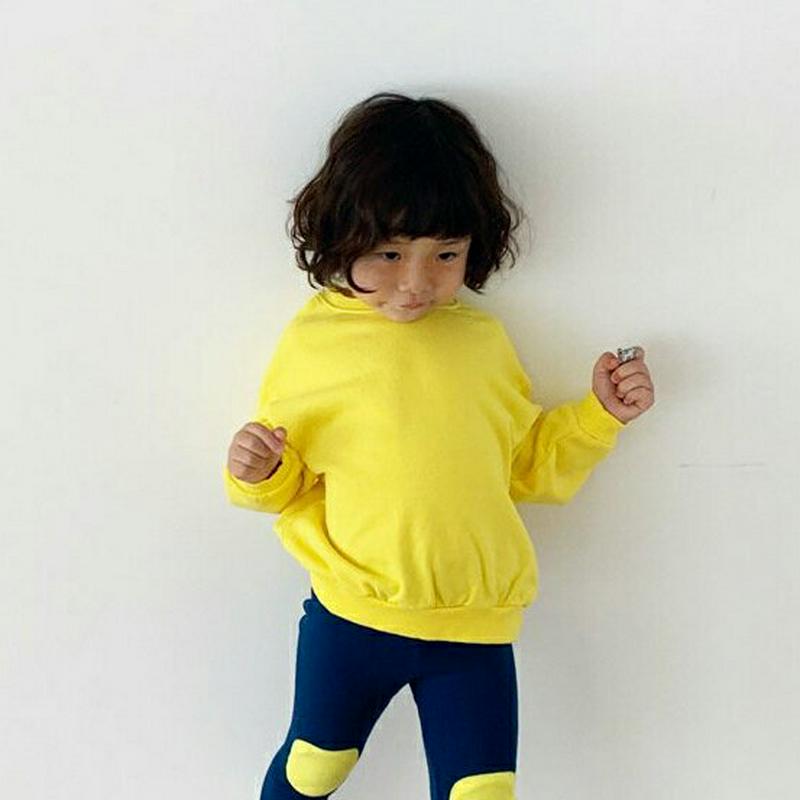 【只今10%OFF】6COLORSスウェット・u05680 キッズ【3~8才】【tops】【トップス スウェット 長袖 ラウンド