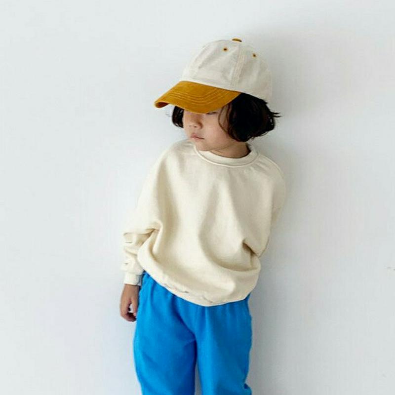 【只今10%OFF】6COLORSスウェット・u05680 キッズ【3~8才】【tops】【トップス スウェット 長袖 ラウンド
