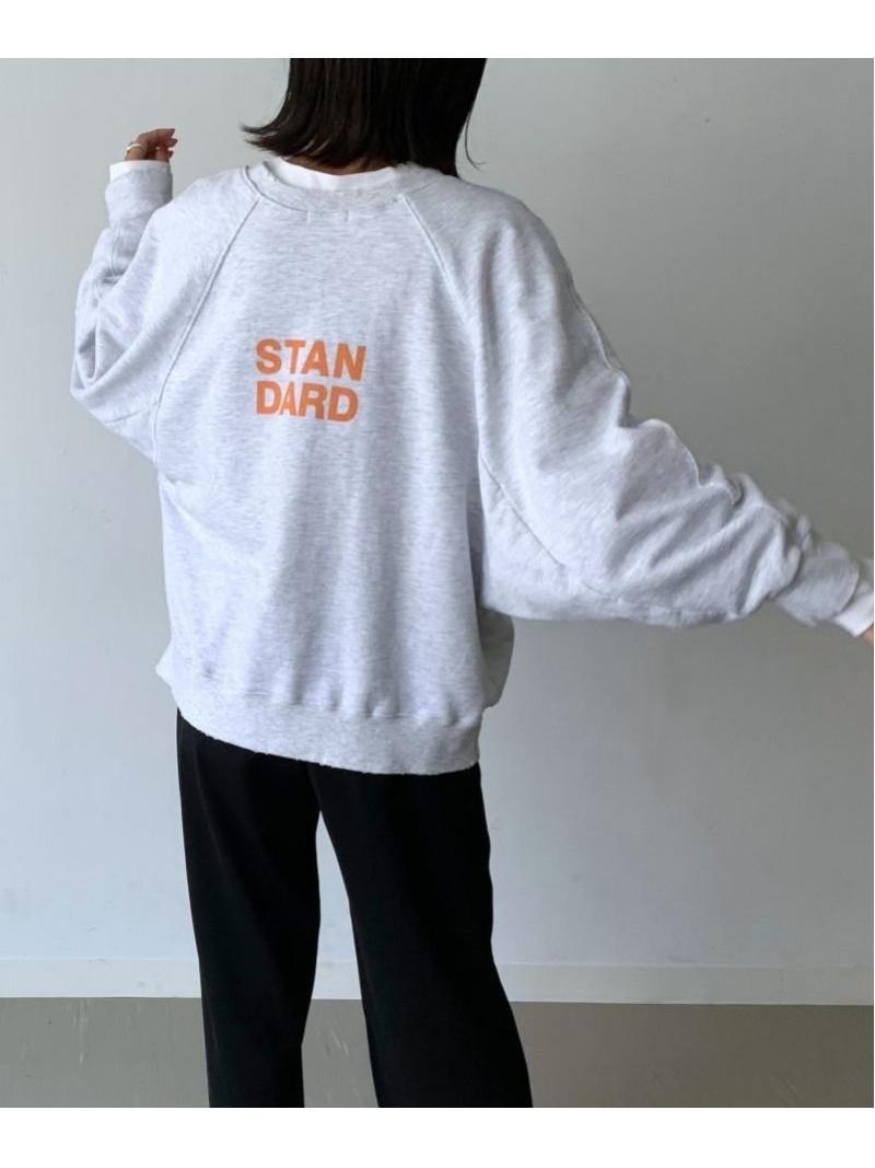 Via j/Via j(ヴィアジェイ) "STANDARD"ロゴトレーナー（via j）