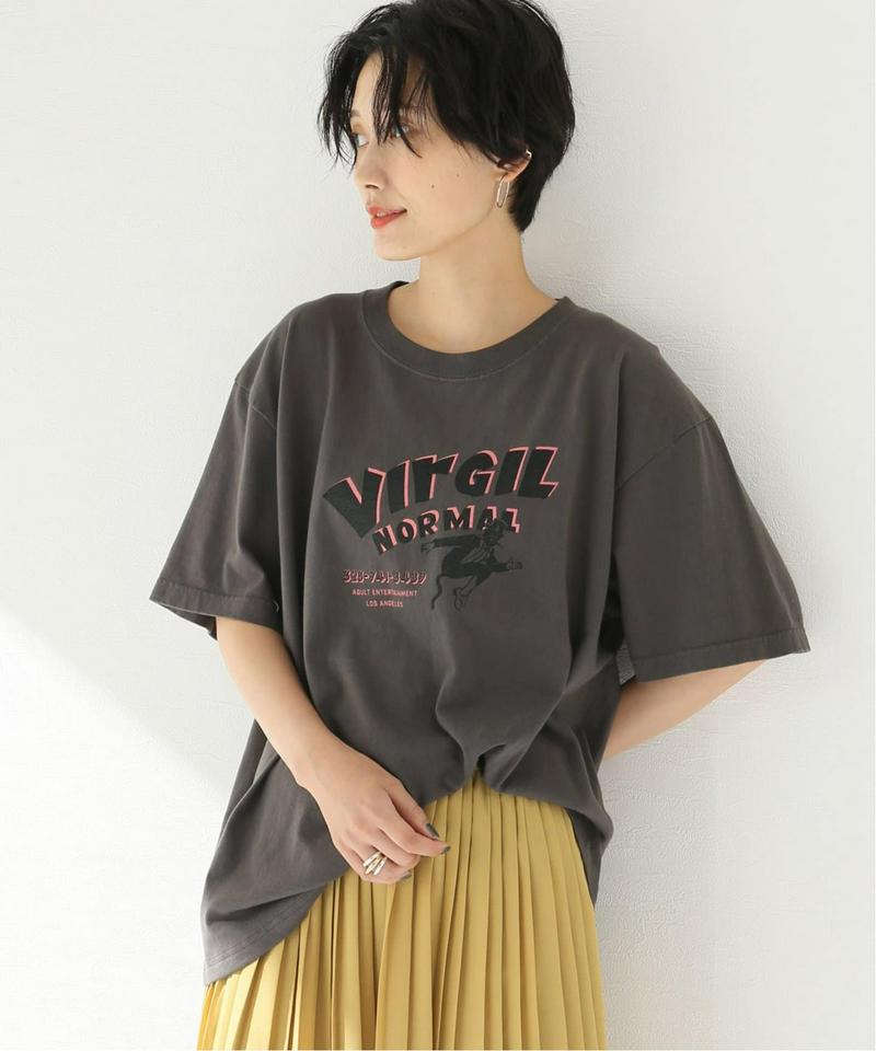 【VIRGIL NORMAL】ピグメントTシャツ◆（JOURNAL STANDARD relume）