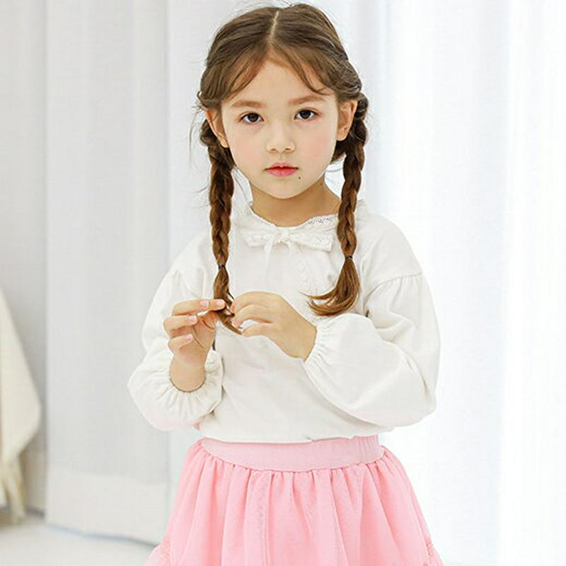 レースリボンTシャツ・p005643 キッズ【3~8才】【tops】【トップス Tシャツ 長袖 ロングスリーブ レース リボン 