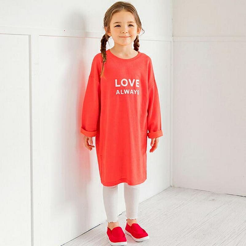 love上下SET(レッド)・p005649 キッズ【3~8才】【set】【セットアップ セット setup ロング丈 Tシャツ