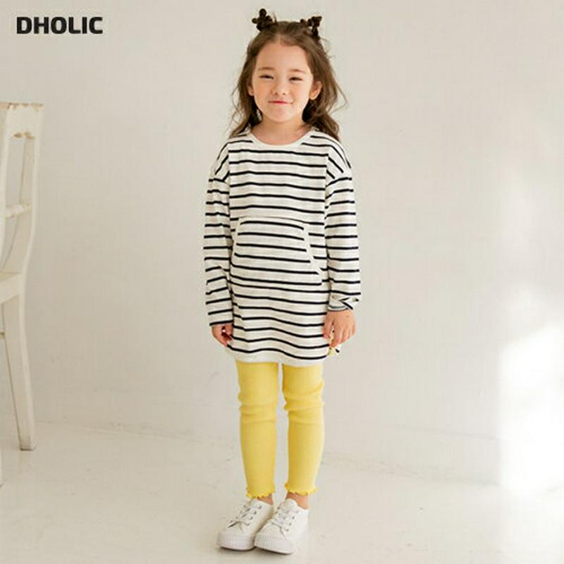 ボーダーマフポケットTシャツ&レギンスSET・p005652 キッズ【3~8才】【set】【セットアップ セット setup T