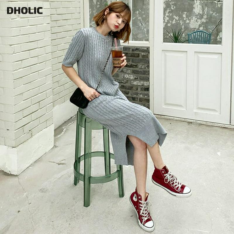 ツイストニットワンピース・全5色・t61044 レディース【ops】【韓国 ファッション ワンピース ロングワンピース ニット 