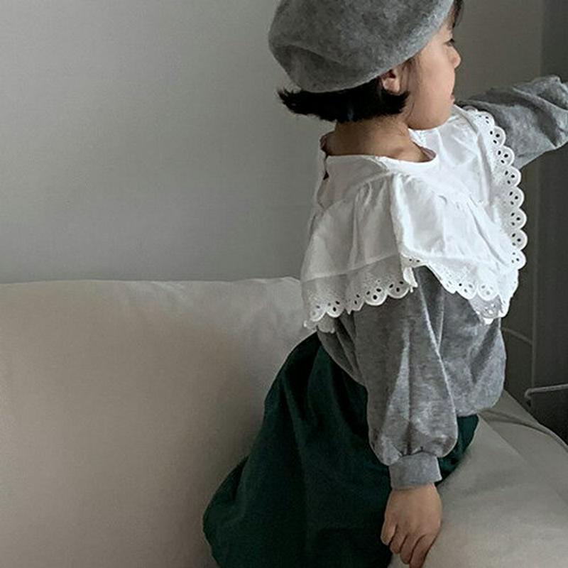 【新作10%OFF】パンチングレースカラースウェット・u06188 キッズ【3~8才】【tops】【トップス スウェット レース