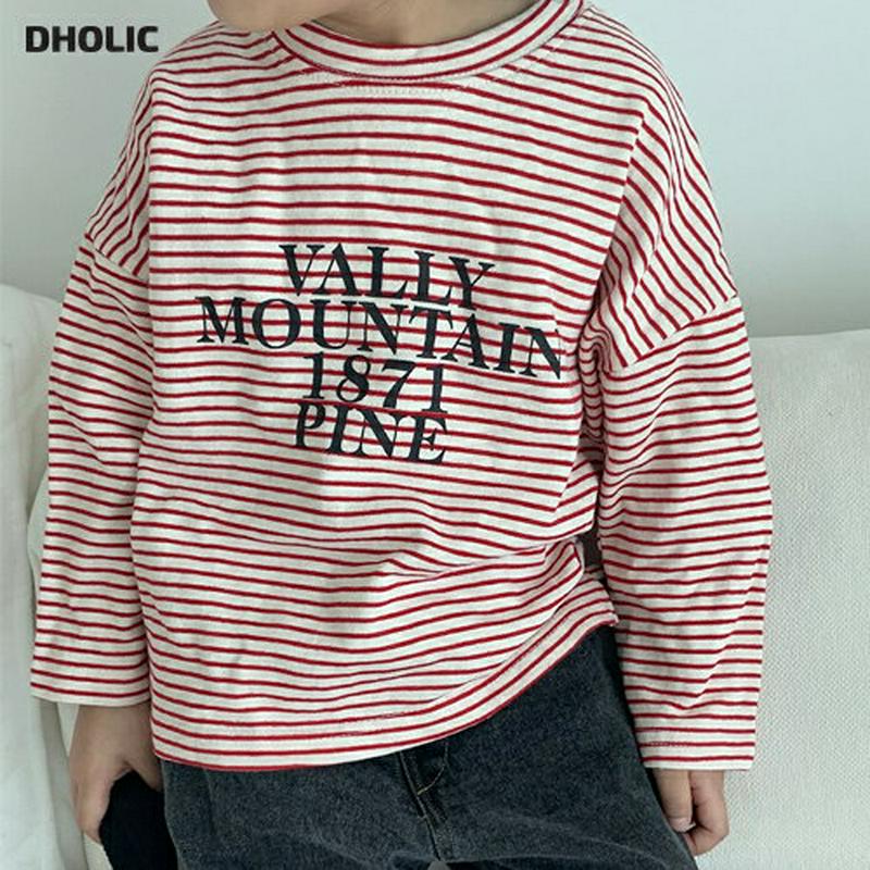 【新作10%OFF】レタリングボーダーTシャツ・u06181 キッズ【3~8才】【tops】【トップス Tシャツ 長袖 ロングス