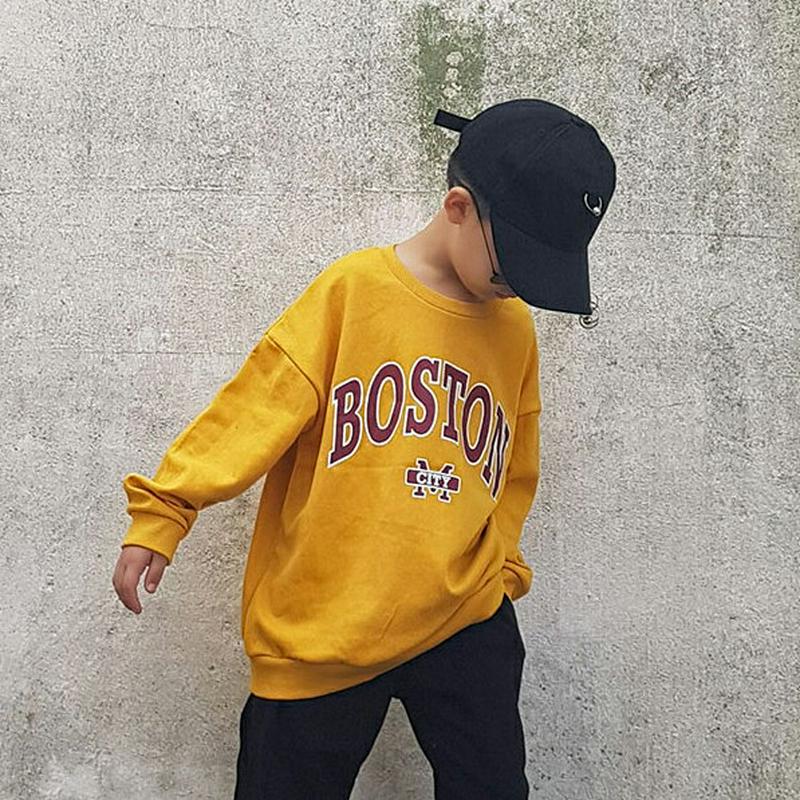 【新作10%OFF】BOSTONロゴスウェット・u06215 キッズ【3~8才】【tops】【トップス スウェット ラウンドネッ
