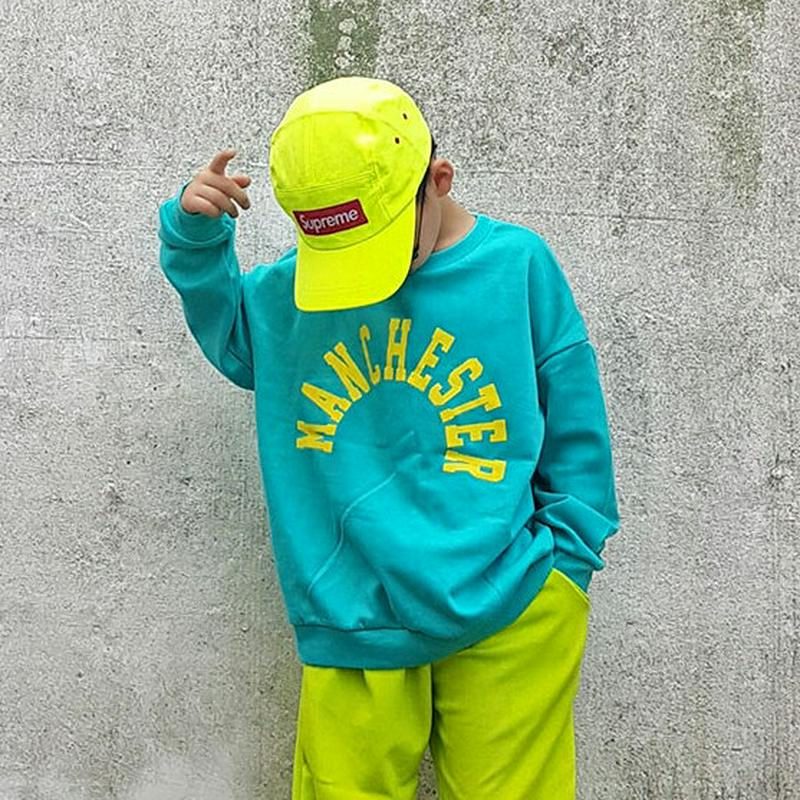 【新作10%OFF】MANCHESTERスウェット・u06214 キッズ【3~8才】【tops】【トップス スウェット ラウンド