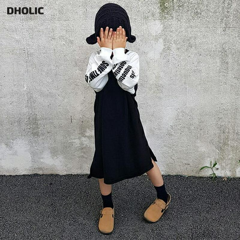 【新作10%OFF】英字スリーブラグランワンピース・u06218 キッズ【3~8才】【ops】【ワンピース ロングワンピース 長