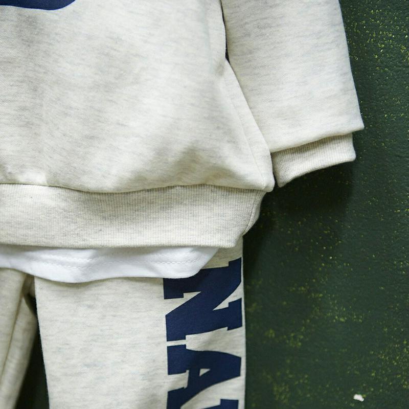 【新作10%OFF】NAVYロゴスウェットSET・u06221 キッズ【3~8才】【set】【セットアップ セット setup 