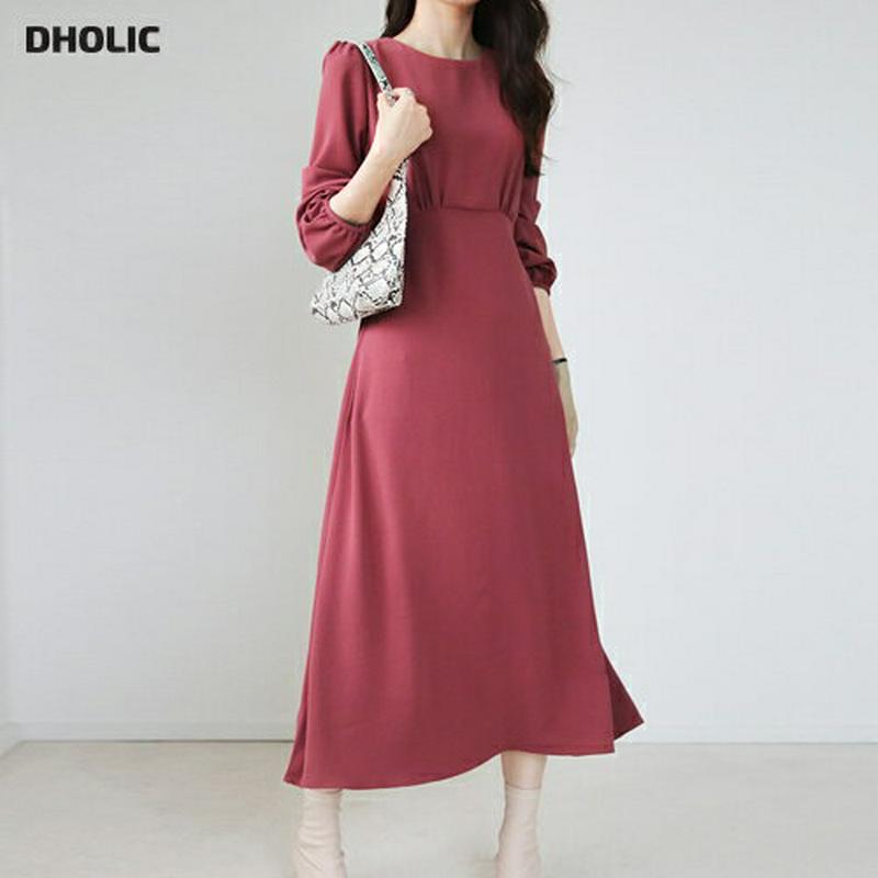 【新作10%OFF】ラウンドリボンワンピース・全3色・t64073 レディース【ops】【ワンピース ロング ロングワンピース 