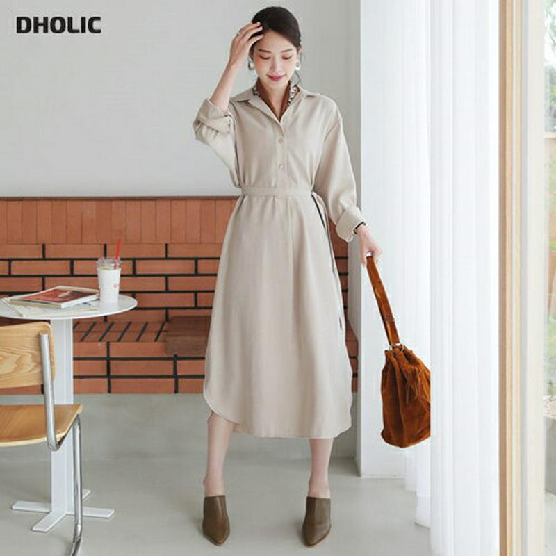 【新作10%OFF】ストラップ付カラーボタンワンピース・全2色・t64074 レディース【ops】【ワンピース ロング ロングワ