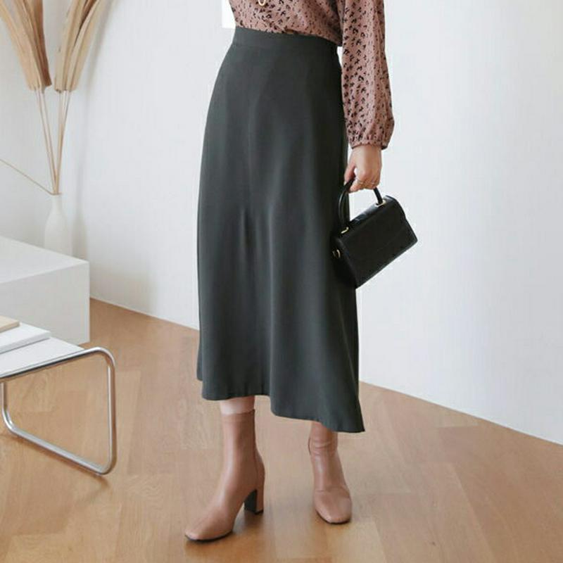 【新作10%OFF】バックゴムフレアスカート・全4色・t64078 レディース【sk】【スカート ロング ロングスカート フレア