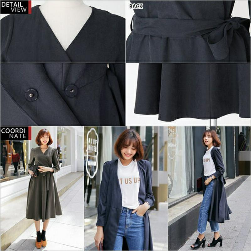 ≪人気商品再入荷≫2WAYディープカラーラップワンピースジャケット・全2色 e43101 レディース【ops】【ワンピース ロン