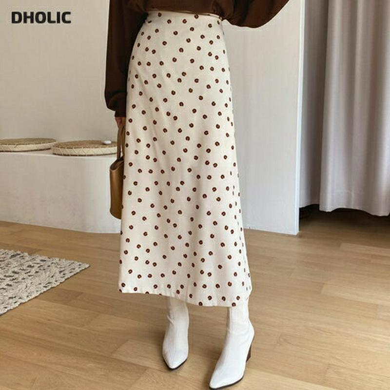 フローラルフレアスカート・全2色・t48021 レディース【sk】【韓国 ファッション ボトムス スカート ロング丈 ロングスカ