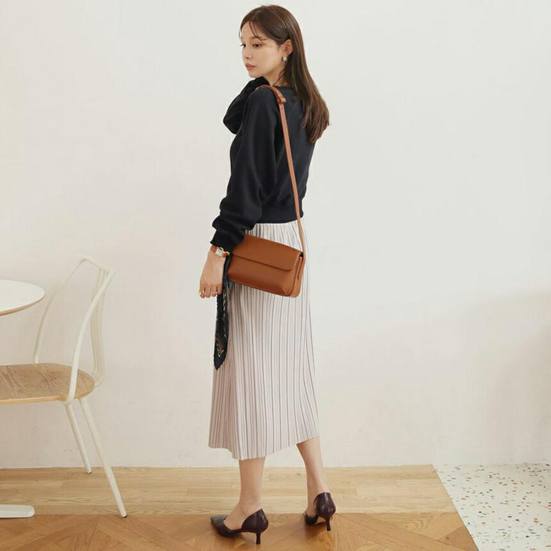 配色プリーツワンピース・全4色・b63937 レディース【ops】【ワンピース ロング ロングワンピース 長袖 プリーツ プリー