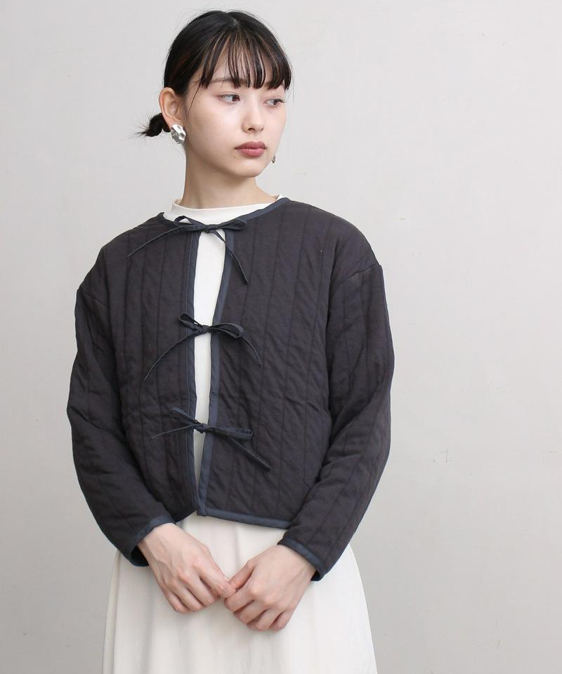 ニットキルトバックリボンプルオーバー（cardo fabrica）