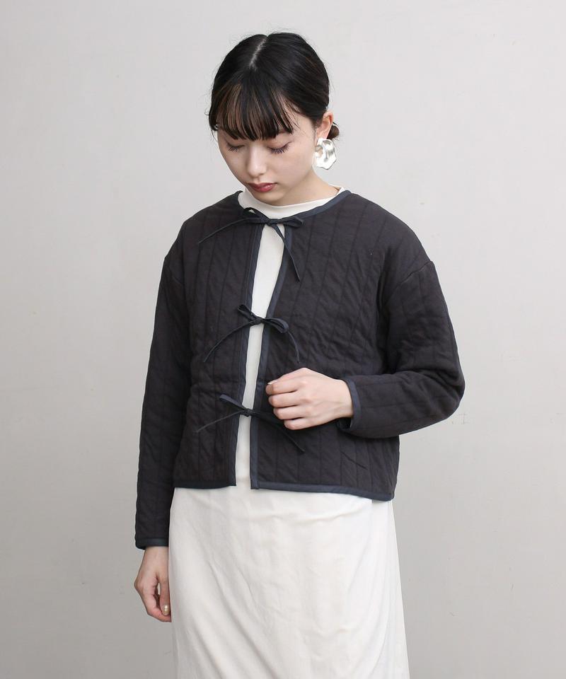ニットキルトバックリボンプルオーバー（cardo fabrica）