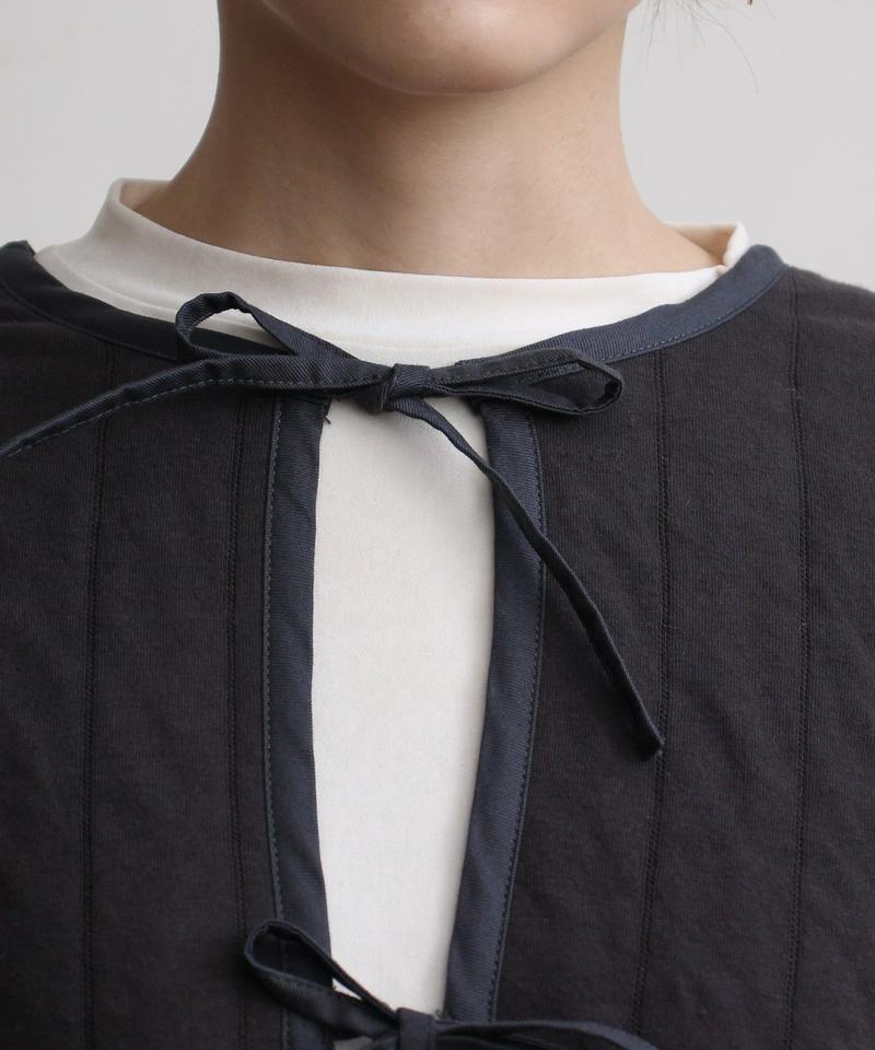ニットキルトバックリボンプルオーバー（cardo fabrica）
