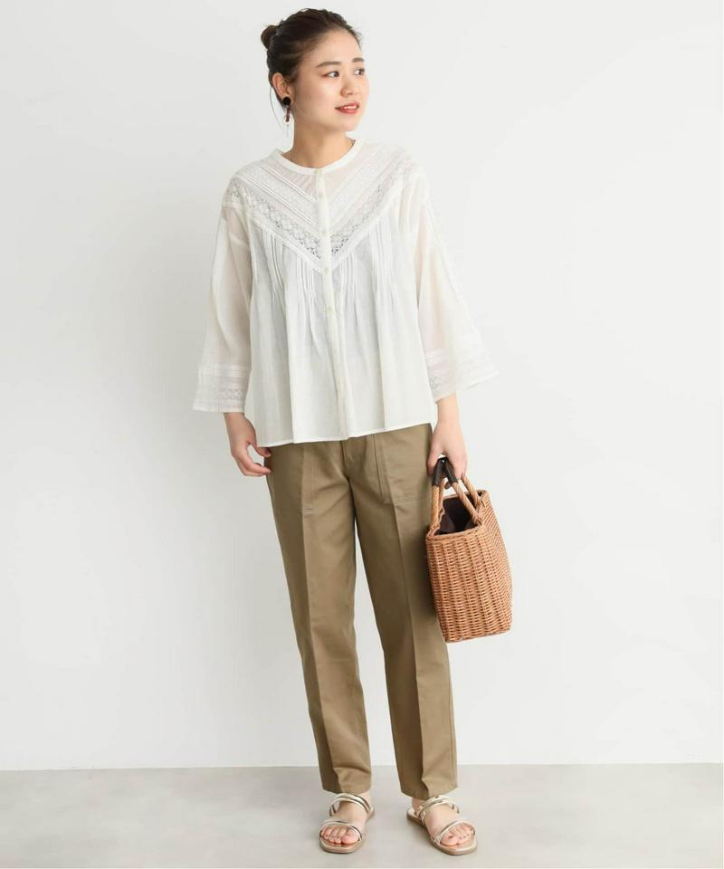 ウォッシャブルアンティークレース2wayブラウス◆（JOURNAL STANDARD relume）