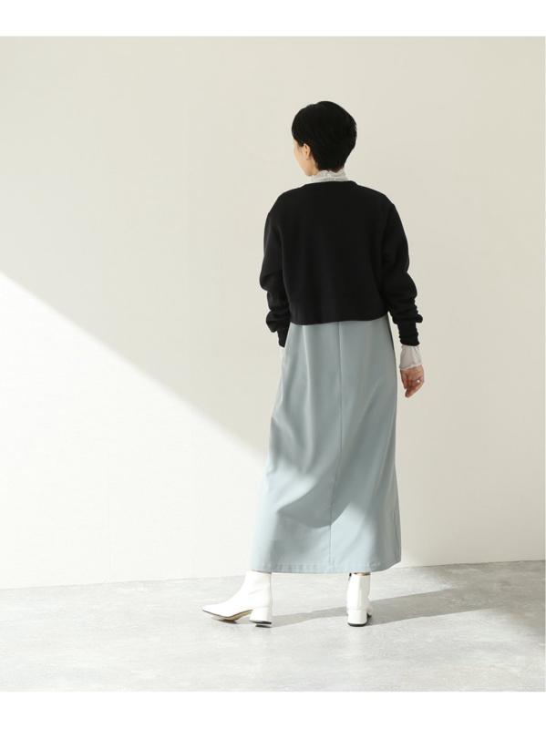 【LA SPEEDY/エルエースピーディー】 CROPPED CREW NECK:カットソー