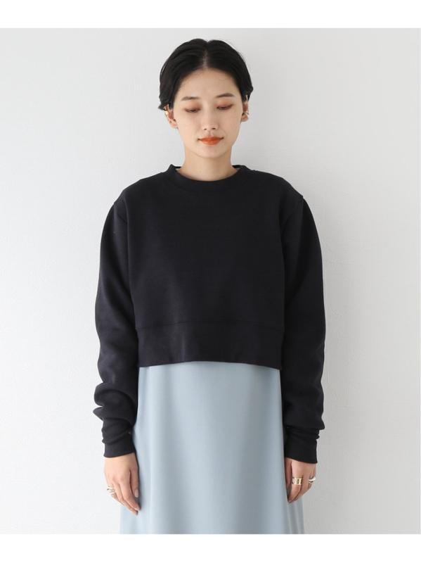 【LA SPEEDY/エルエースピーディー】 CROPPED CREW NECK:カットソー