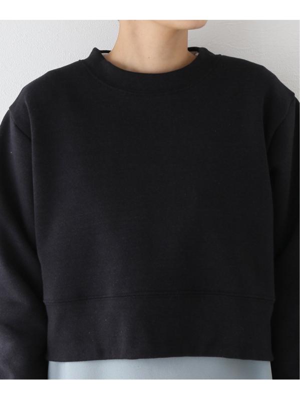 【LA SPEEDY/エルエースピーディー】 CROPPED CREW NECK:カットソー