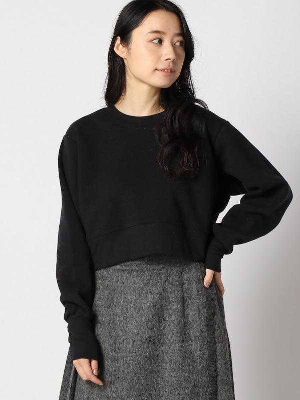 【LA SPEEDY/エルエースピーディー】 CROPPED CREW NECK:カットソー