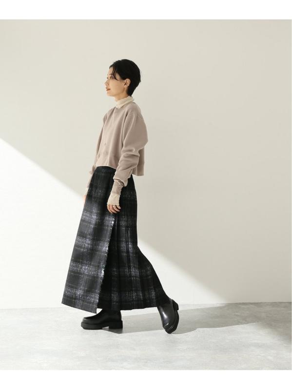 【LA SPEEDY/エルエースピーディー】 CROPPED CREW NECK:カットソー