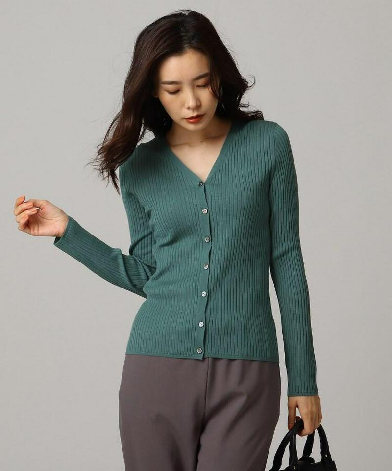 Zegna Baruffa Vネックカーディガン