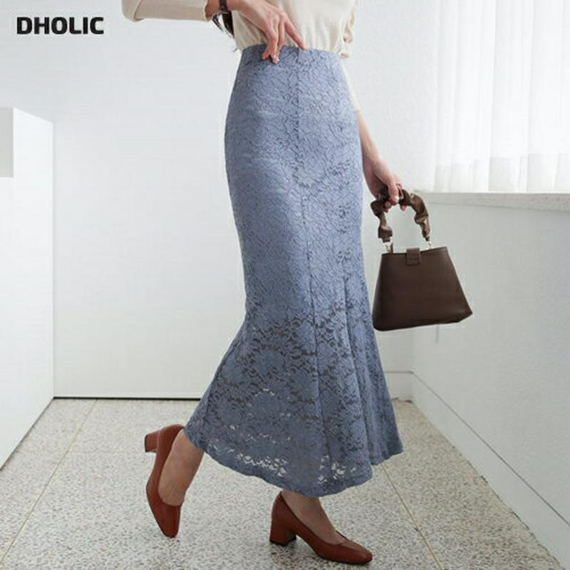 【新作10%OFF】レースマーメイドスカート・全4色・t60756 レディース【sk】【韓国 ファッション ボトムス スカート 