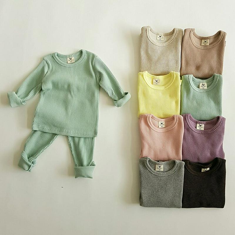 リブTシャツルームウェアSET・u06209 キッズ【3~8才】【set】【セットアップ セット setup ルームウェア トッ