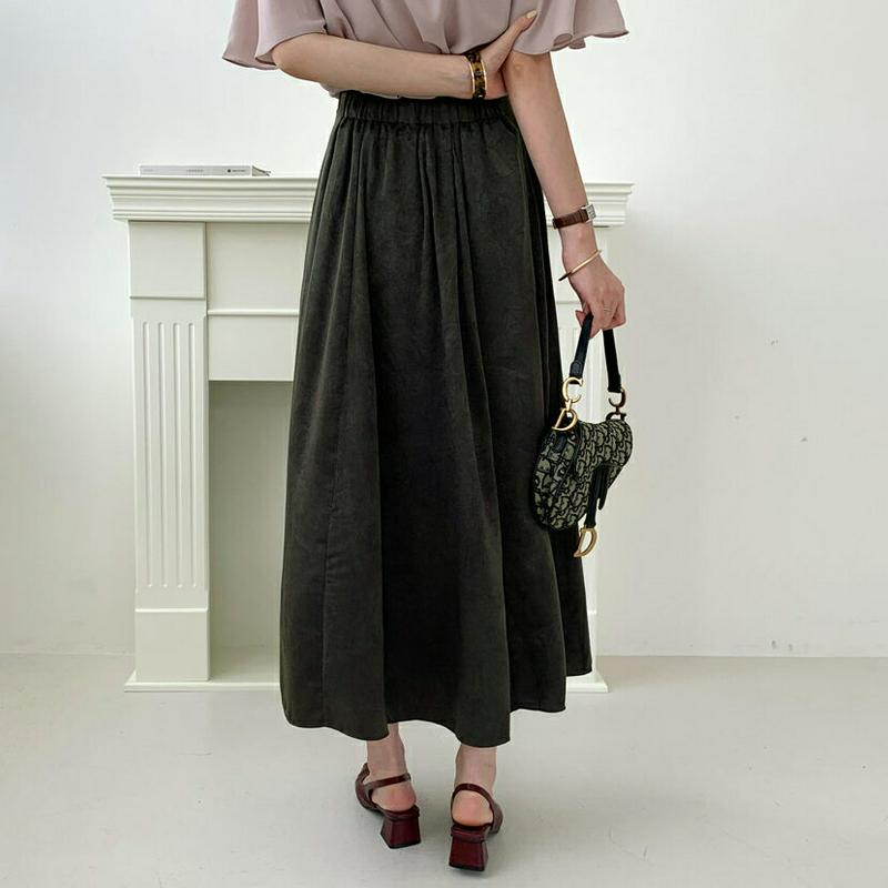 【新作10%OFF】フレアロングスカート・全4色・b64040 レディース【sk】【スカート ロング ロングスカート フレア フ