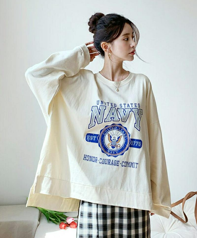 【新作10%OFF】アンバランスプリントウェット・全3色・t48071 レディース【tops】【韓国 ファッション トップス ス
