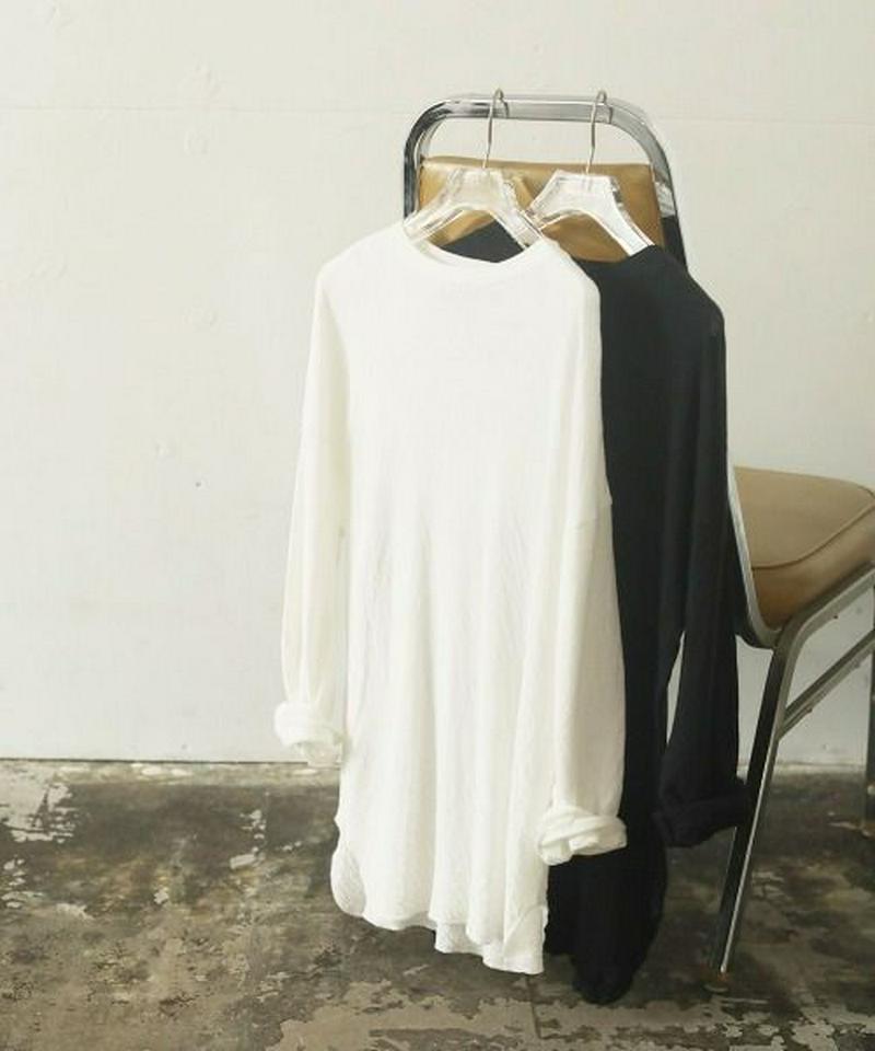TODAYFUL(トゥデイフル)"Doubleface Slit Long T-Shirts"ダブルスリットロングTシャツ/12
