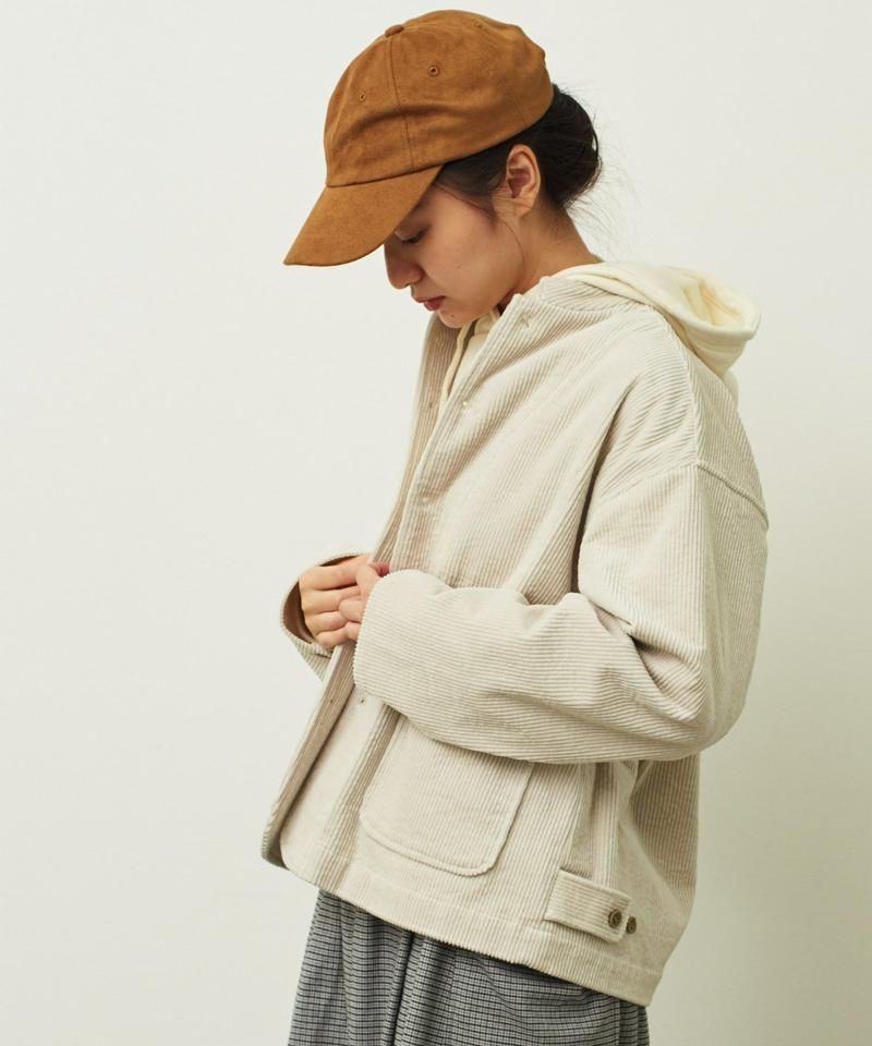 〇mat コーデュロイ スタンドカラージャケット（mat quotidien）