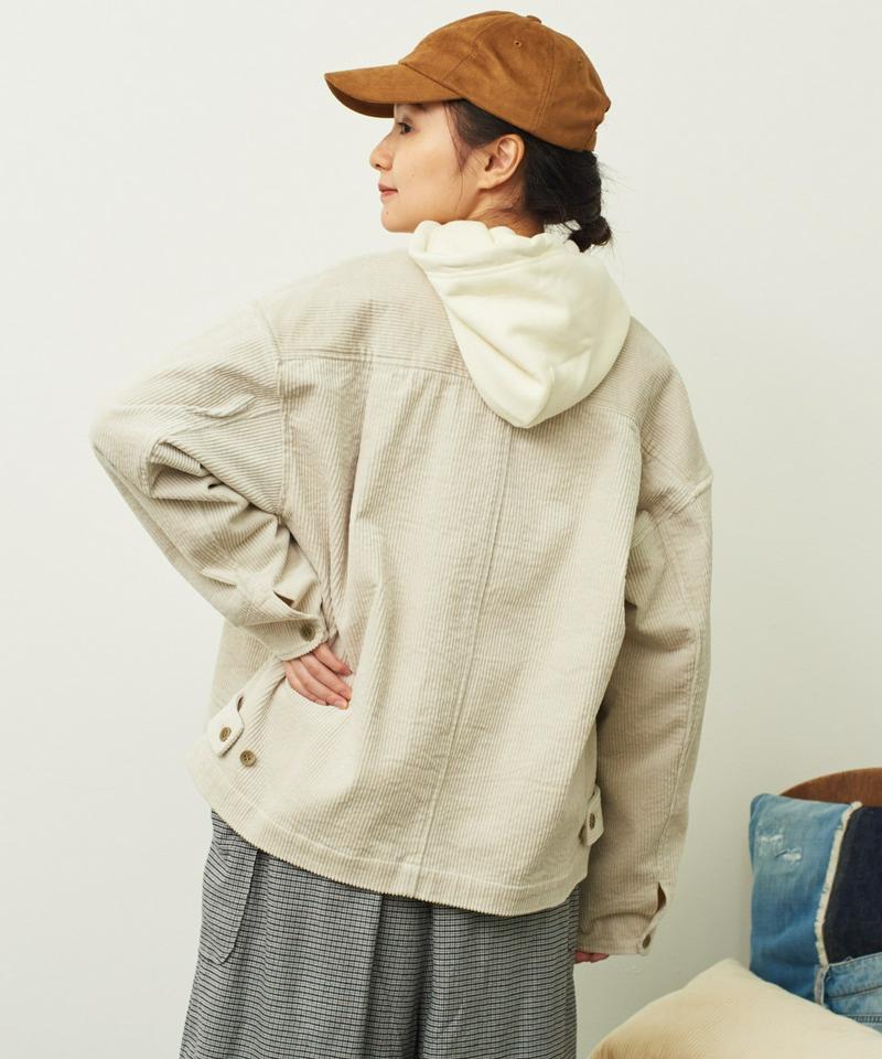 〇mat コーデュロイ スタンドカラージャケット（mat quotidien）