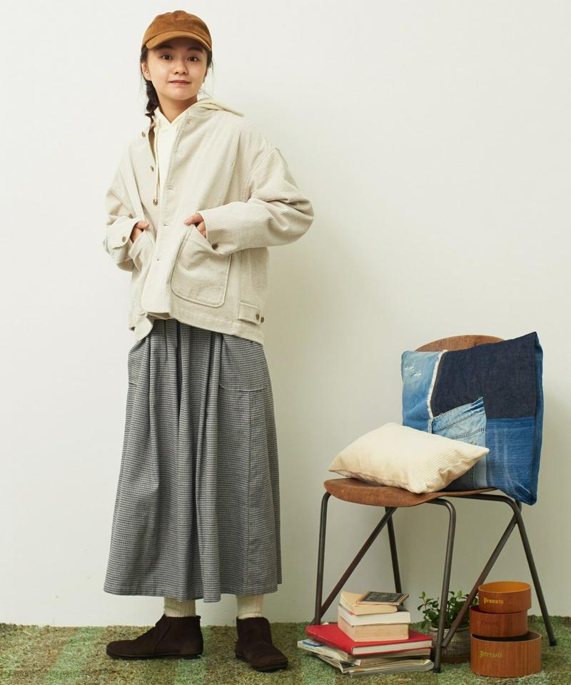 〇mat コーデュロイ スタンドカラージャケット（mat quotidien）