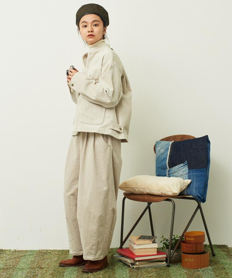 〇mat コーデュロイ スタンドカラージャケット（mat quotidien）