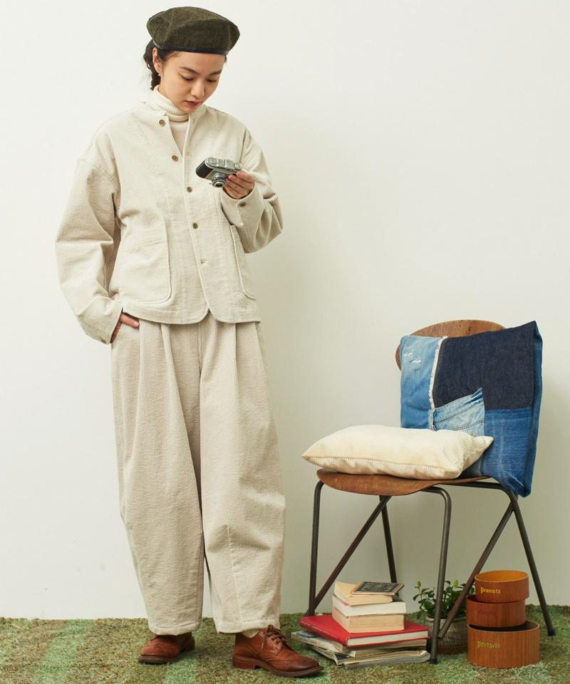 〇mat コーデュロイ スタンドカラージャケット（mat quotidien）
