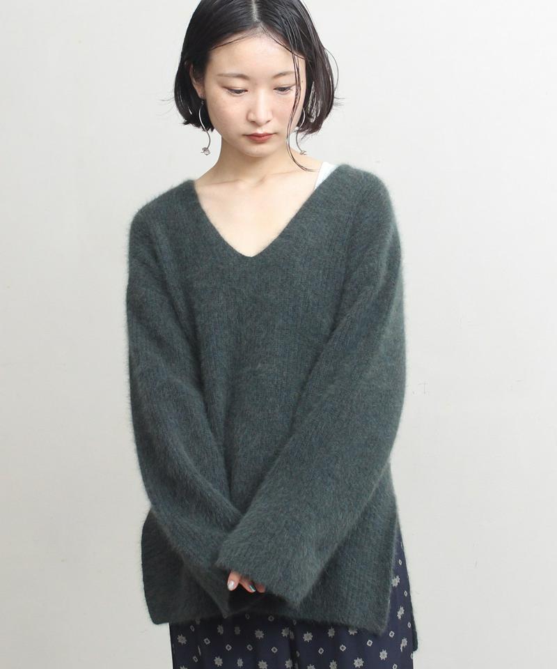●ラクーン50 片畦Vネックプルオーバー（cardo fabrica）