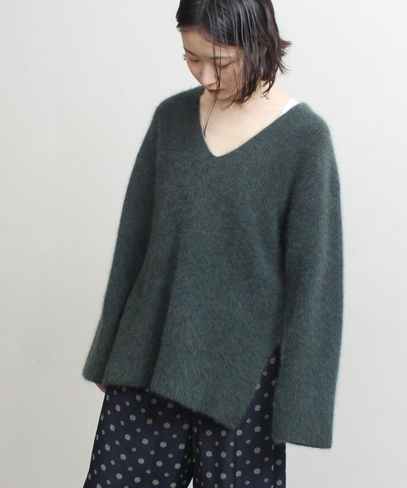 ●ラクーン50 片畦Vネックプルオーバー（cardo fabrica）