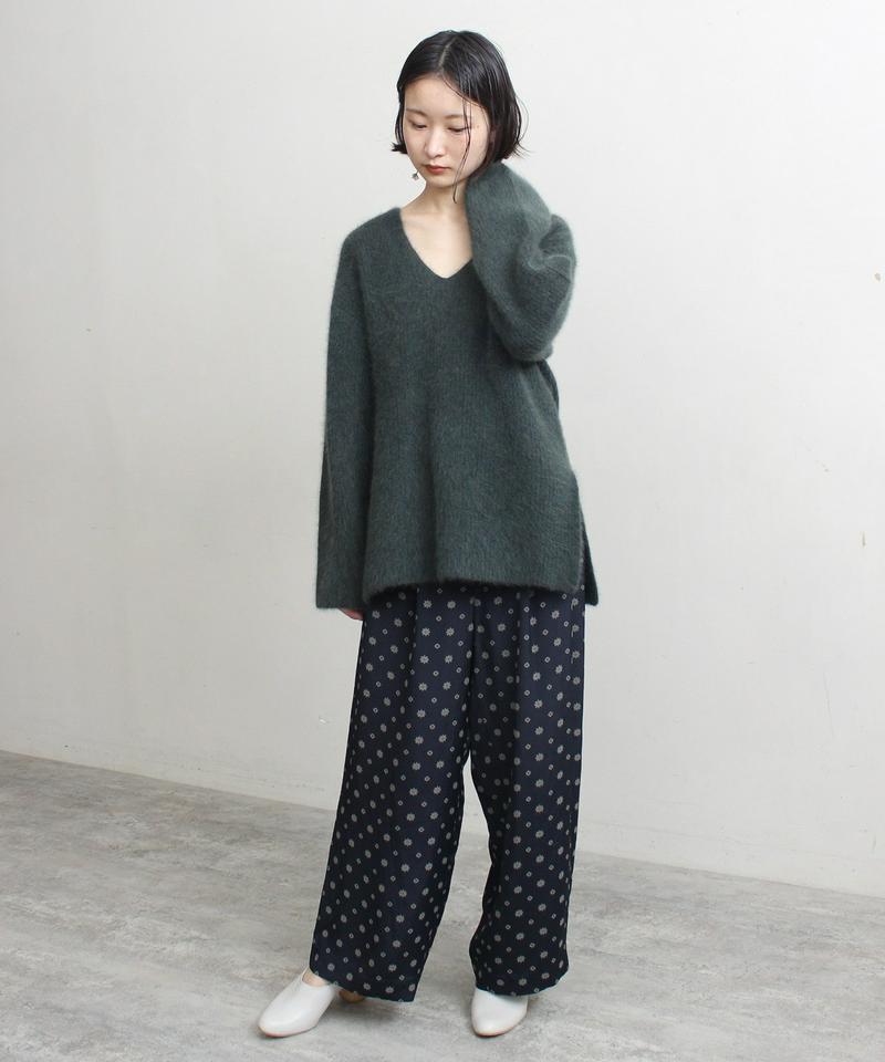 ●ラクーン50 片畦Vネックプルオーバー（cardo fabrica）