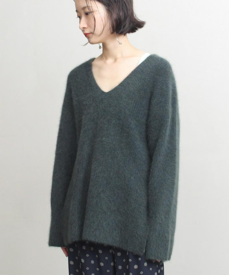 ●ラクーン50 片畦Vネックプルオーバー（cardo fabrica）