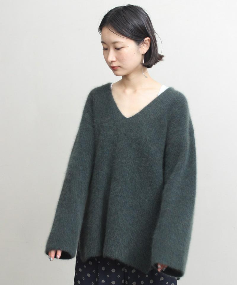 ●ラクーン50 片畦Vネックプルオーバー（cardo fabrica）